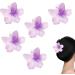 Flower Hair Clips | Floral Hair Clips | Fashion Hair Clips Plumeria Hair Clips 5 Flower Hair Clips Plumeria Hair Clip Plumeria Hair Barrettes P Purple - Buy Online on GoSupps.com