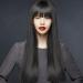 Clip in Bangs Real Human Hair Thin Bangs Clip on Air Bangs Natural Fashion Fringe Wispy Bangs Hair Extensions for Women(Natural Black) - Buy Online on GoSupps.com
