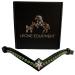 Leone Equipment Browband Horse Glitter Gift Box | Full/Warmblood | Green Stones & Black Leather - International Shipping Available - Buy Online on GoSupps.com