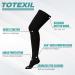 Buy 2 Pairs Compression Stockings - 20-30mmHg Thigh High Socks for Men & Women - Medical Support for Varicose Veins - Closed Toe - Black & Beige - Large - Buy Online on GoSupps.com