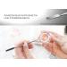 Buy Gel Spatula Double Spatula - Stainless Steel Ointment Tool Rustproof 17 cm - International Shipping Available - Buy Online on GoSupps.com