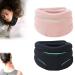 Cervicorrect neck support cervicorrect neck bandage cervicorrect for snoring neck support for sleeping soft foam wrap and stabilization of the neck support for women and men black / pink