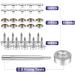 150 PCS Marine Grade Stainless Steel Canvas Snap Kit with Setting Tool - Boat Cover Snap Button Fastener Kit for DIY Furniture - 150 White - Buy Online on GoSupps.com