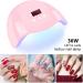 54W UV LED Nail Lamp with Automatic Sensor, 18 LEDs, 3 Timers - Nail Polish Dryer for Gel Polish Curing - Buy Online on GoSupps.com