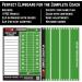 Coach D's Double-Sided Dry Erase Clipboard for Flag Football & Tackle - Plan Offense & Defense Easily - Includes Bonus Whistle & Marker - Buy Online on GoSupps.com