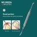 MR.GREEN Splash Resistant Nail Scissors Stainless Steel Toenail Clippers for Thick or Ingrown Nail Manicure Set (Orange Handle + Cuticle Remover) - Buy Online on GoSupps.com