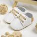 Infant Baby Boys Girls Oxford Shoes | Anti-Slip Trainer First Walking Sneakers 12-18 Months - White - Buy Online on GoSupps.com