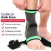 Beister Ankle Brace Compression Support Sleeve - 1 Pair, M Gray & Green | For Men and Women - Sprain, Plantar Fasciitis, Joint Pain Relief - Buy Online on GoSupps.com