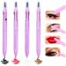 4 in 1 Makeup Pen Double-Ended Cosmetics 6.93 Inches Body with Ink Slim Casing with Grip Portable Lip Liner for Women Professional Beauty Stick for Ladies Multi Use Cosmetic Applicators 01 - Buy Online on GoSupps.com