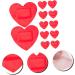 FRCOLOR 24pcs Heart Shaped Adhesive Patches Cute Bandages for Home Small Heart Stickers Versatile Adhesive Bandages - Buy Online on GoSupps.com
