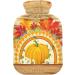 Naanle Thanksgiving Autumn Leaves Hot Water Bottle - 1L Heat & Cold Therapy for Pain Relief | Ideal for Bed & Hand/Foot - Buy Online on GoSupps.com
