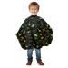 Kids Barber Cape For Boys Hair Cutting at Home Salon or Barber Shop Kids Hair Cutting Cape for Boys and Toddlers Adjustable Neck with Plastic Snaps Dinosaur
