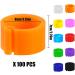 100 Bird Identification Rings - Pigeon Footrings Parrot Leg Bands & Poultry Marking Tape - 8mm Clamping Rings for Chickens Quail & More - Buy Online on GoSupps.com