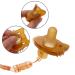 Appeas Baby Pacifier - Safe Silicone Nipple with Storage Box & Chain Clips - Cute & Transparent for Boys - International Shipping - Buy Online on GoSupps.com