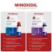 Minoxidil Double Heart 20 mg/ml Solution for Women's Hair Loss - 3x60 ml | Effective Treatment for Thinning Hair | International Shipping - Buy Online on GoSupps.com