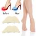Sibba 6 Pairs Shoe Fillers - Adjustable Toe Inserts & Heel Grips Liner Set for Big Shoes - Pain Relief & Foot Care - Nude - Buy Online on GoSupps.com