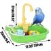 PINVNBY Parrot Bath Tub with Faucet - Multifunctional Bird Shower Box for Small to Medium Birds - Buy Online on GoSupps.com
