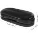Lens Case and Glasses Case with Built-in Mirror Tweezer and Solution Bottle - 2-in-1 Eyeglass and Lens Case Double Layer Portable Lens Box for Home Travel - Buy Online on GoSupps.com