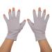 Anti UV Gloves for Gel Nail Lamp Manicure Gloves UV Protection Stretchy Breathable Fingerless Fiber Cotton Nail Lamp Gloves for Home Salon(Gray)