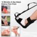 Flintronic Yoga Stretching Strap - 7 Loops Elastic Gymnastics Band for Leg Muscle Stretching TPE Tension Belt - #1 Black - Buy Online on GoSupps.com