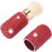 XhuangTech Bling Make Up Brush Crystal Makeup Travel Brushes Blusher Rhinestone Cover Foundation Highlight Blush Cosmetic Tools (Red) - Buy Online on GoSupps.com