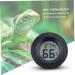 POPETPOP 5pc Mini Digital Reptichip Celsius Meter Round Humidity Temperature Gauge Hygrometer Indoor Humidity Reptile Pet Temperature Meter Celsuis Glass Moisturizer Electronic Black 4.5X1.5CM - Buy Online on GoSupps.com