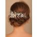 Denifery Opal Wedding Hair Comb - Silver Rhinestones Opal Crystal Vintage Bridal Hair Clips - Buy Online on GoSupps.com