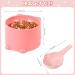 Heyu-Lotus Raised Cat Bowl Cat Bowls with Stand Tilted Elevated Cat Slow Feeder Cat Food Bowls Ergonomic Cat Feeding Bowls Cat Food Water Bowl Cat Dishes Raised Cat Feeder - Buy Online on GoSupps.com