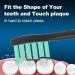 10 Pack CILGEWH Replacement Toothbrush Heads for Gleem Electric Toothbrush - Black - Buy Online on GoSupps.com