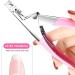 Nail Extension Clipper U-Shaped Tip Cutter Acrylic Nail Clipper Professional Rustproof Manicure False Nails Trimmer Fake Gel Sharp Pedicure Nail Care Tools Nail Clipper Beauty Tip Cutte (Pink) - Buy Online on GoSupps.com
