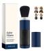 Supersize Color Fibers with Refill Set Colored Hair Thickener Hair Fibers for Men Women Hair Fiber Powder Temporary Hair Color for Root Touchup with Hair Thickening Powder (BLACK)