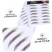 Healeved Fake Eyebrow Stickers 4pcs Eyebrow Stickers Waterproof Eyebrow Transfers 4 Transfer Paper with Ink Tool Hair - Buy Online on GoSupps.com