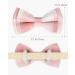 Tagme Personalized Cat Collar with Name & Phone Number - Safe Closure & Bell - Baby Pink Plaid - Perfect for Kittens - Buy Online on GoSupps.com