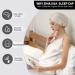 ZIMASILK 22 Momme 100% Mulberry Silk Sleep Cap for Women - Beige Silk Hair Wrap Bonnet - Buy Online on GoSupps.com