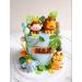 JeVenis Jungle Animals Cake Decoration - Safari Birthday & Baby Shower Decor | Perfect for Celebrations - Buy Online on GoSupps.com