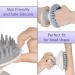 Electric Scalp Massager - Portable Handheld Head Massager | 3 Vibration Modes for Stress Relief and Hair Growth - Silicone | Gift for Women Men Cats Dogs - Buy Online on GoSupps.com