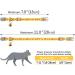 Tagme Personalized Cat Collar - Adjustable Safety Neck Band with Name & Phone 2-Pack Yellow (18-28 cm) - Perfect for Cats - Buy Online on GoSupps.com