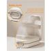 Pill Cutter Splitter with Safety Lock - Travel-Friendly Pill Splitter for Small & Large Pills - Accurate Daily Use Design in White Grey - Buy Online on GoSupps.com