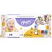 Bella Baby Happy Wet Wipes with Milk & Honey - Gentle & Soft 4-Pack (256 Wipes) for Baby's Skin | International Shipping Available - Buy Online on GoSupps.com