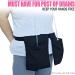 BNRendles Mastectomy Drain Pouches with Shower Pockets - Post-Surgery JP Drains Management | Quick Dry, Stretchy, Black Waist & Shower Bag - Buy Online on GoSupps.com