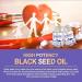 120 Black Seed Oil Capsules Cold Pressed Pure Organic Nigella Sativa - Buy Online on GoSupps.com