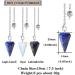 XIANNVXI 3 Pcs Crystal Pendulum Lapis Lazuli Labradorite Opal Pendulums for Divination Dowsing Pendulum Crystal Witch Gifts Spiritual Gifts Reiki Witchcraft Supplies E - Lapis Lazuli labradorite opalite - Buy Online on GoSupps.com