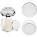 SelfTek Empty Foundation Puff Box with Mirror and Sponge Puff - DIY BB/CC Cream Container for Liquid Foundation - Buy Online on GoSupps.com