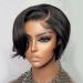 Bilisar short pixie cut wigs for black women human hair pixie cut wig human hair short pixie wig pixie cut wig 6 Inch 1B Pixie Cut Wig