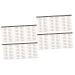 Beavorty 12 pcs eyebrow stickers black stickers tattoo eyebrow Imitation Eyebrow Tattoos 3d three-dimensional