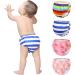 Swimbobo Reusable Swim Diaper for Baby Boys and Girls - Blue Stripe M - Buy Online on GoSupps.com