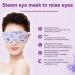 Heated Lavender Steam Eye Mask - 10 Pairs | Self-Heating, Disposable, and Relaxing | Ideal for Dry Eyes, Puffy Eyes, Dark Circles, and Eye Fatigue - Buy Online on GoSupps.com