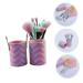 FRCOLOR 10pcs Loose Powder Eyeshadow & Blush Brush Set - Fluffy Wooden Handle Makeup Brushes for Women - Buy Online on GoSupps.com