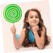 Veemoon 2pcs Lollipop Props Large Lollipop Birthday Partyt Decor Clay Lollipop Candy Simulation Lifelike Candy Simulation Lollipop Model Fake Lollipop Prop Toys Wood Food Decoration Fake 41X19.5X1.5CM Green - Buy Online on GoSupps.com