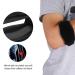 Basketball Elbow Support Brace for Adults | Adjustable Neoprene Protector Pad for Sports - Soft Silicone - Black - Buy Online on GoSupps.com